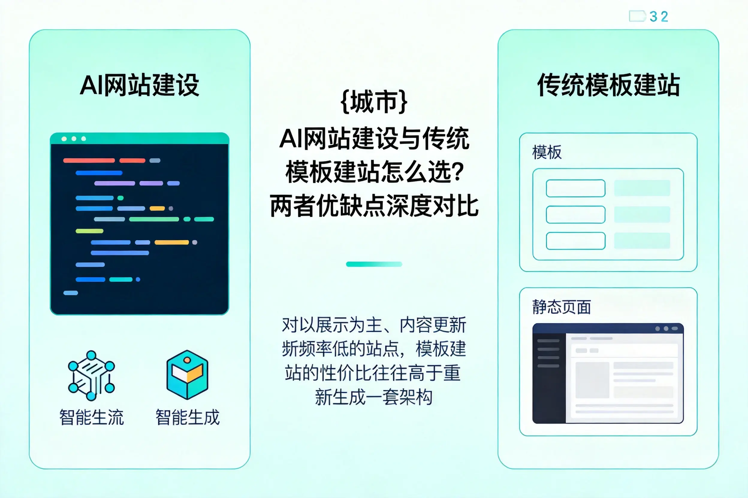 六安AI网站建设与传统模板建站怎么选？两者优缺点深度对比