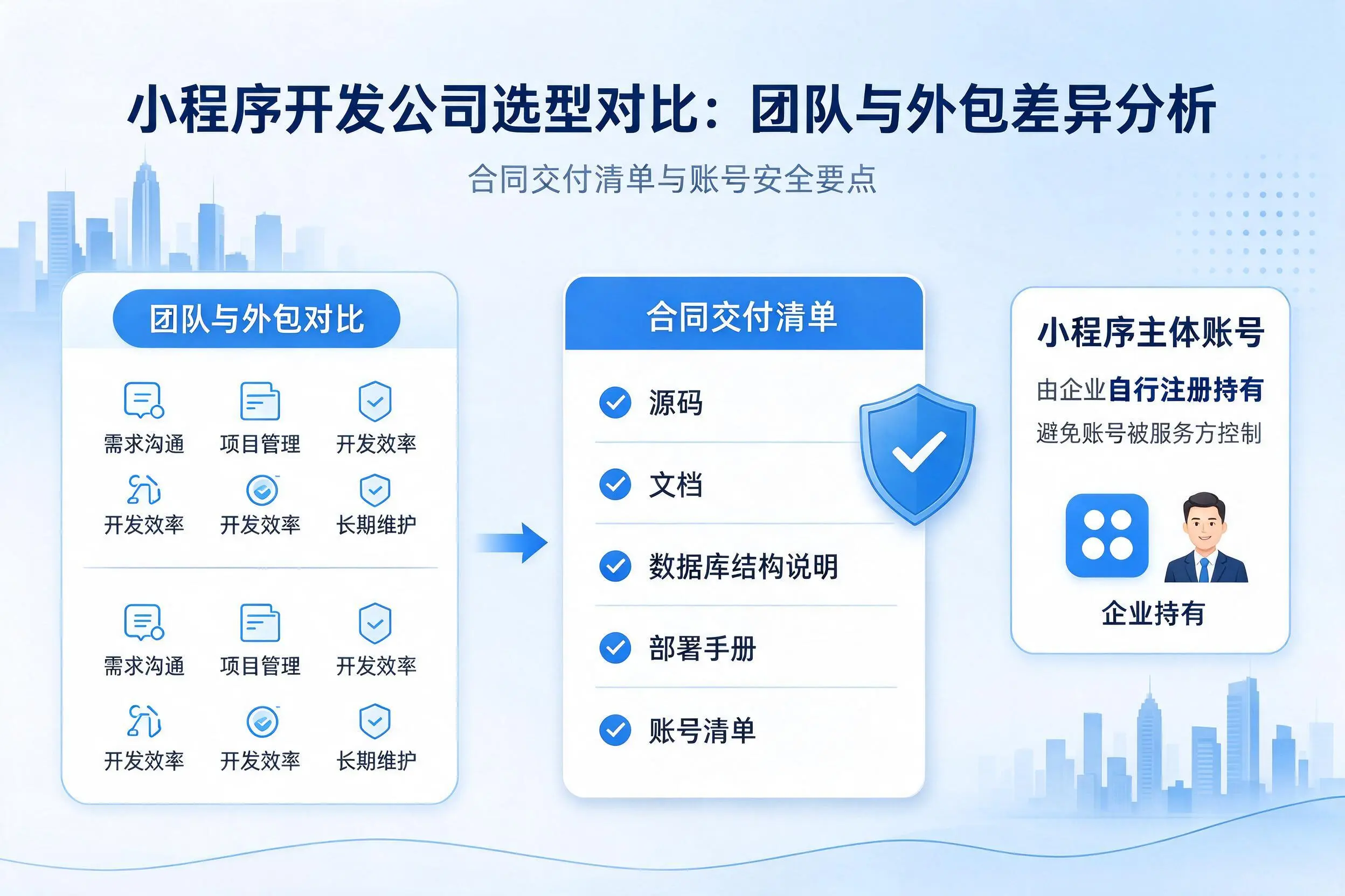 六安小程序开发公司选型对比：团队与外包差异分析