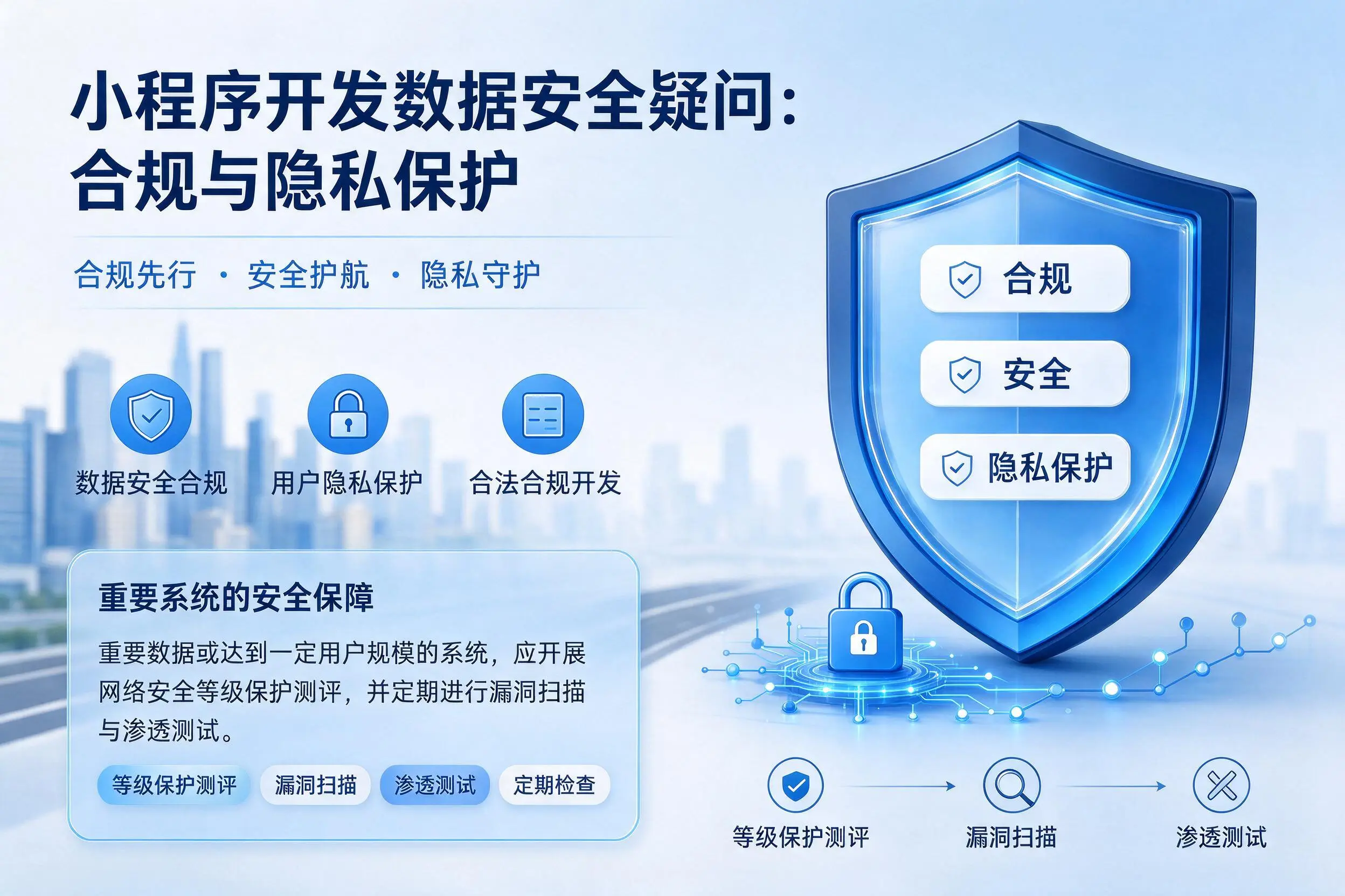 六安小程序开发数据安全疑问：合规与隐私保护
