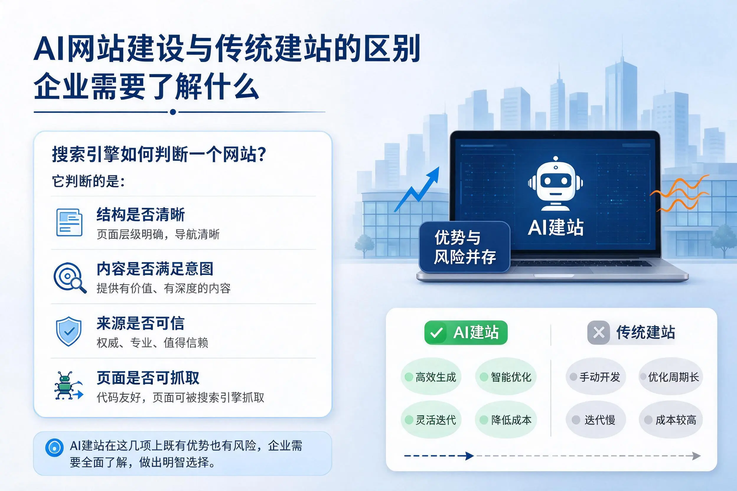 AI网站建设与传统建站的区别,六安企业需要了解什么